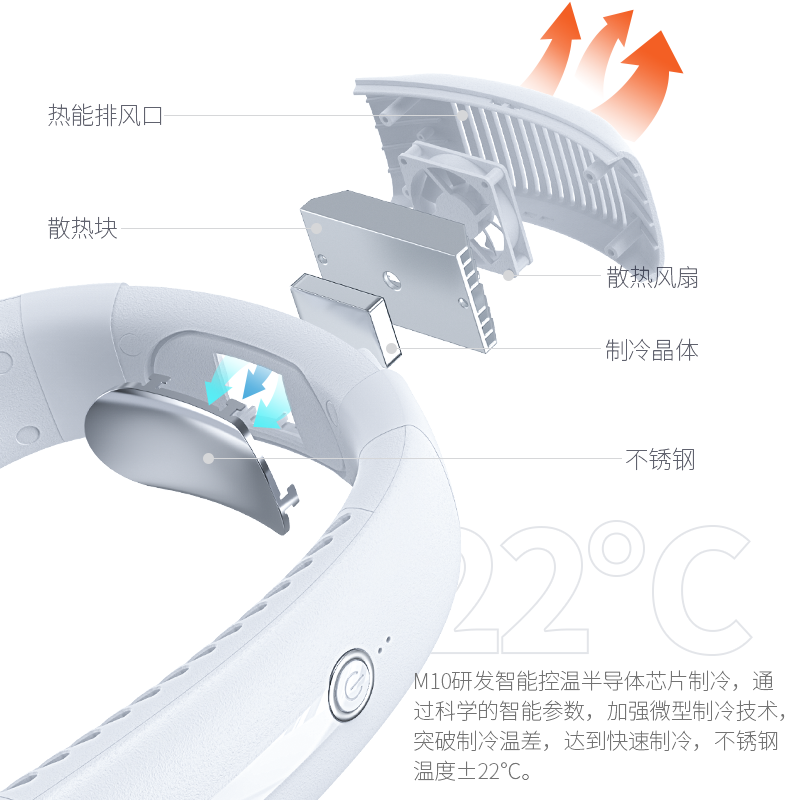 M10制冷掛脖風扇